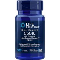 Super Ubiquinol CoQ10 with Enhanced Mitochondrial Support™, 50 mg 100 softgels