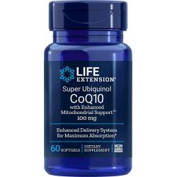 Super Ubichinolo CoQ10 con Enhanced Mitochondrial Support™ 100 mg, 60 capsule molli