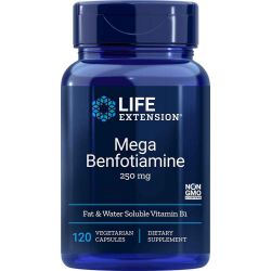 Mega Benfotiamina 250 mg, 120 kaps.