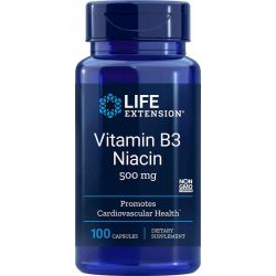 Vitamina B3 Niacina, 100 cápsulas