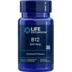 Vitamina B12 500 mcg, 100 comprimidos