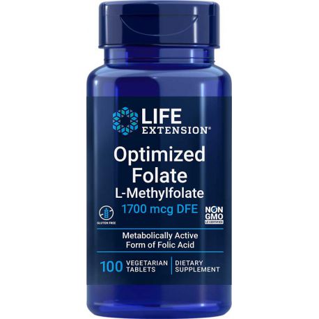 Folate optimisé (L-méthylfolate) 1700 mcg DFE