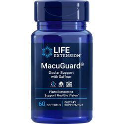 MacuGuard® Wsparcie dla Oka z Szafranem, 60 kaps.