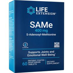 SAM-e (S-Adenosyl-Methionine) 400 mg 60 tablets