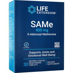 SAM-e 400 mg (S-adenozylometionina) 30 comprimidos