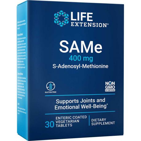 SAM-e (S-Adenosyl-Methionine) 400 mg 30 tablets