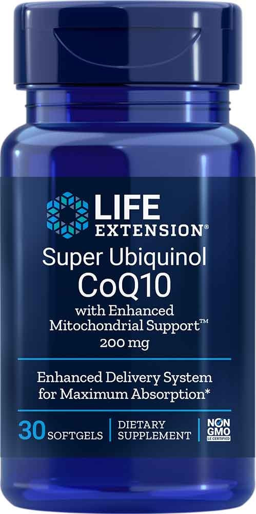 Super Ubiquinol CoQ10 con Enhanced Mitochondrial Support™, 200 mg 30 cápsulas blandas
