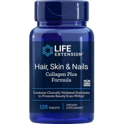 Włosy, Skóra i Paznokcie - Formuła Collagen Plus EU, 120 tabl.