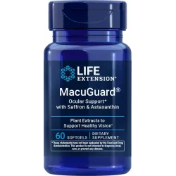MacuGuard® Wsparcie dla Oka z Szafranem i Astaksantyną, 60 kaps.